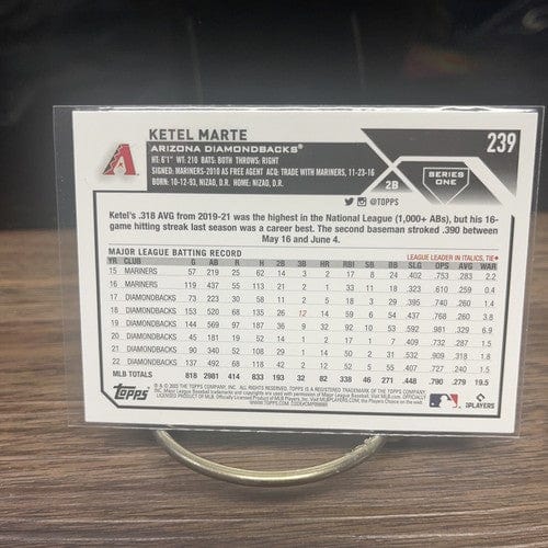 Cheap Sneaks Footwear/Sports Cards Baseball Card Ketel Marte 2023 Topps #239 Arizona Diamondbacks