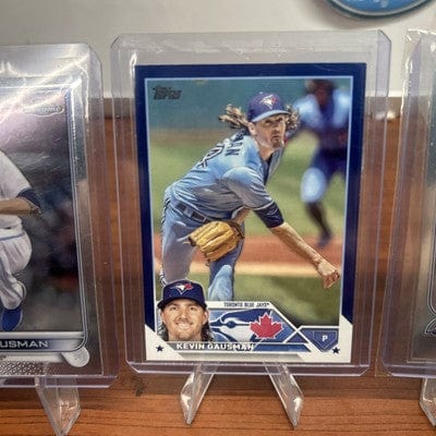 Cheap Sneaks Footwear/Sports Cards Baseball Card Kevin Gausman Lot 2022 Topps Chrome#40 (x2)23 Topps Series 1 Blue Par#