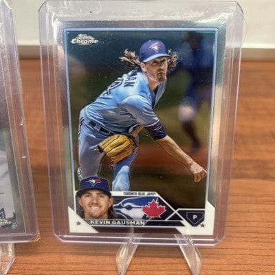 Cheap Sneaks Footwear/Sports Cards Baseball Card Kevin Gausman Lot 2023 Topps Chrome #55 (x2) Chrome Platinum #330 (x1)