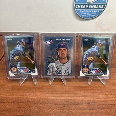 Cheap Sneaks Footwear/Sports Cards Baseball Card Kevin Gausman Lot 2023 Topps Chrome #55 (x2) Chrome Platinum #330 (x1)