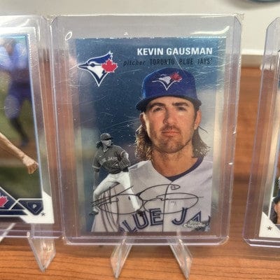 Cheap Sneaks Footwear/Sports Cards Baseball Card Kevin Gausman Lot 2023 Topps Chrome #55 (x2) Chrome Platinum #330 (x1)