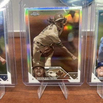 Cheap Sneaks Footwear/Sports Cards Baseball Card Kevin Gausman Lot 2023 Topps Chrome #55 (x2) Sepia  Refractor (x1) Blu