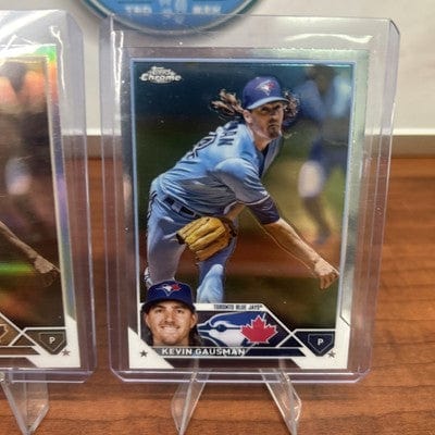 Cheap Sneaks Footwear/Sports Cards Baseball Card Kevin Gausman Lot 2023 Topps Chrome #55 (x2) Sepia  Refractor (x1) Blu