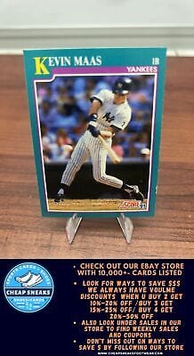 Cheap Sneaks Footwear/Sports Cards Baseball Card Kevin Maas 1991 Score #600 New York Yankees