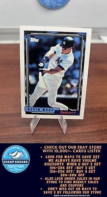 Cheap Sneaks Footwear/Sports Cards Baseball Card Kevin Maas 1992 Topps #710 New York Yankees