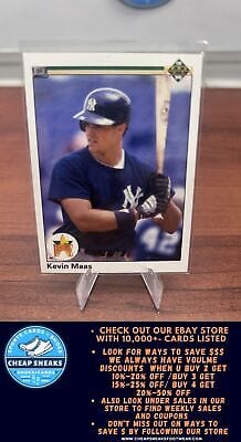 Cheap Sneaks Footwear/Sports Cards Baseball Card Kevin Maas RC 1990 Upper Deck #70 New York Yankees