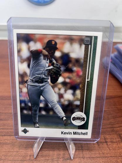 Cheap Sneaks Footwear/Sports Cards Baseball Card Kevin Mitchell 1989 Upper Deck #163 San Francisco Giants