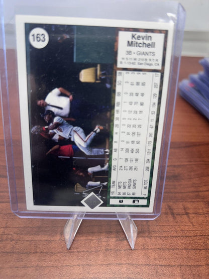 Cheap Sneaks Footwear/Sports Cards Baseball Card Kevin Mitchell 1989 Upper Deck #163 San Francisco Giants