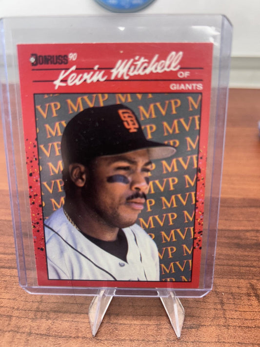 Cheap Sneaks Footwear/Sports Cards Baseball Card Kevin Mitchell 1990 Donruss Bonus MVP's #BC-11 San Francisco Giants