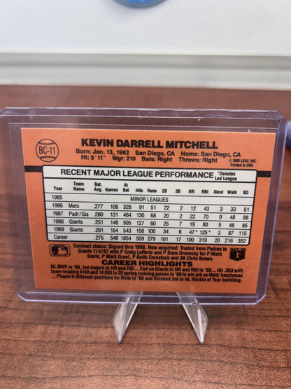 Cheap Sneaks Footwear/Sports Cards Baseball Card Kevin Mitchell 1990 Donruss Bonus MVP's #BC-11 San Francisco Giants