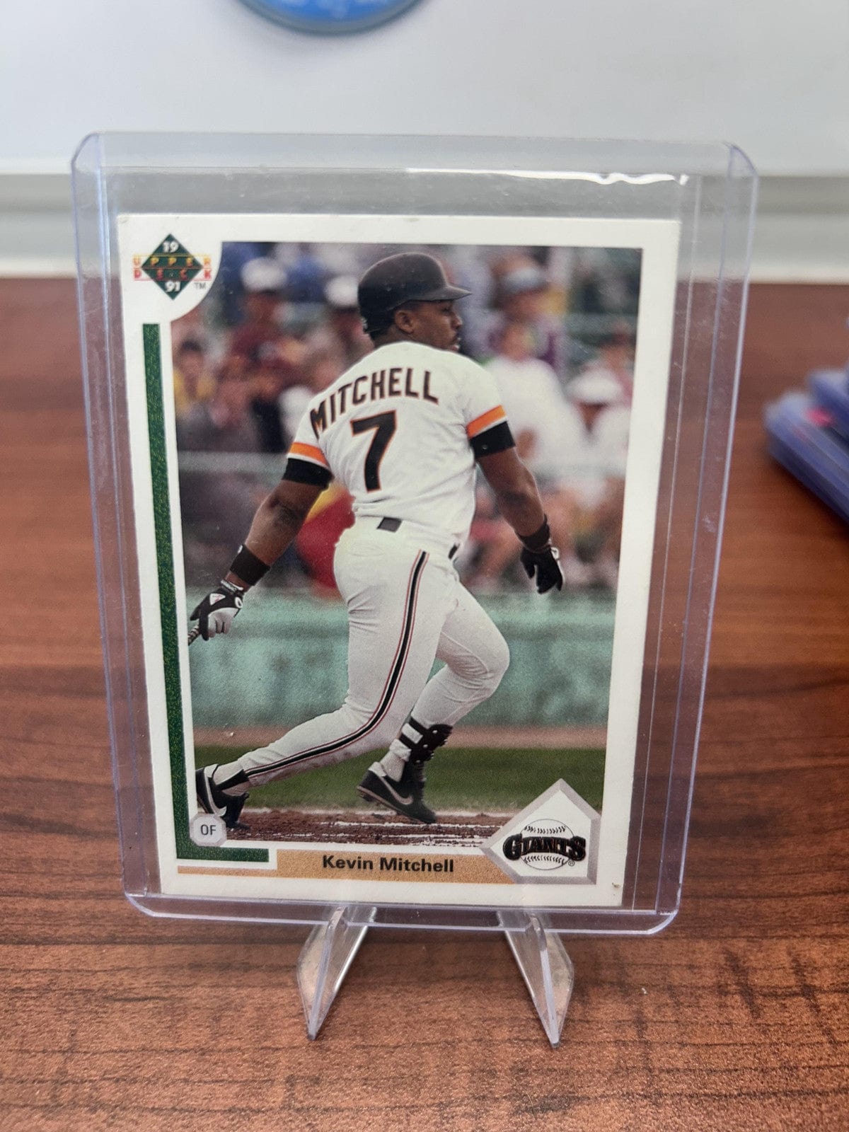 Cheap Sneaks Footwear/Sports Cards Baseball Card Kevin Mitchell 1991 Upper Deck #247 San Francisco Giants