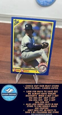 Cheap Sneaks Footwear/Sports Cards Baseball Card Kevin Mmahat RC 1990 Score #643 New York Yankees