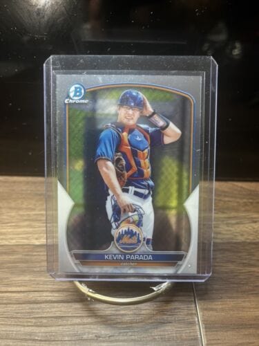 Cheap Sneaks Footwear/Sports Cards Baseball Card Kevin Parada 2023 Bowman Chrome Prospects #BCP-91  New York Mets
