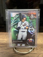 Cheap Sneaks Footwear/Sports Cards Baseball Card Kevin Parada 2023 Bowman Platinum Green Ice Foil #Top-28 New York Mets
