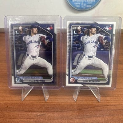Cheap Sneaks Footwear/Sports Cards Baseball Card Khal Stephen  2024 Bowman Draft Chrome 1st Bowman #BDC-59 Blue Jays +