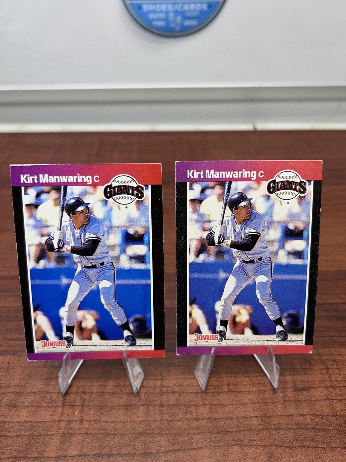 Cheap Sneaks Footwear/Sports Cards Baseball Card Kirt Manwaring 1989 Donruss #494 San Francisco Giants