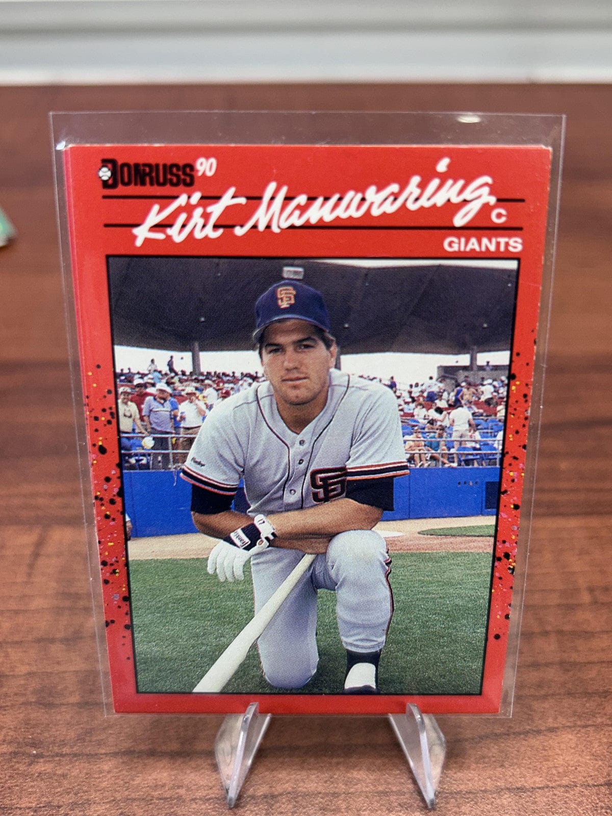 Cheap Sneaks Footwear/Sports Cards Baseball Card Kirt Manwaring 1990 Donruss #59 San Francisco Giants