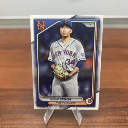 Cheap Sneaks Footwear/Sports Cards Baseball Card Kodai Senga 2024 Bowman Baseball Card #1 New York Mets + Bonus Card