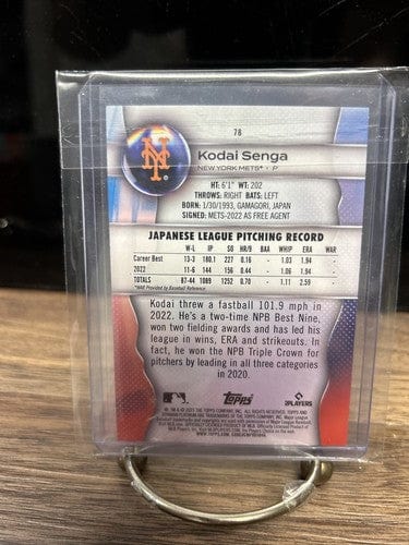 Cheap Sneaks Footwear/Sports Cards Baseball Card Kodai Senga (RC) 2023 Bowman Platinum Rookie Baseball Card #78 New Yor
