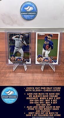 Cheap Sneaks Footwear/Sports Cards Baseball Card Kodai Senga RC 2023 Topps #362  +Bonus Card Justin Verlander 23 Chrome