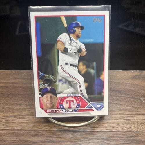 Cheap Sneaks Footwear/Sports Cards Baseball Card KOLE CALHOUN 2023 Topps Series 2 #512 TEXAS  RANGERS