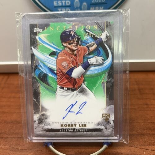 Cheap Sneaks Footwear/Sports Cards Baseball Card Korey Lee 2023 Topps Inception RC Autograph Green /125 Astros, White S