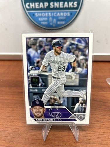 Cheap Sneaks Footwear/Sports Cards Baseball Card Kris Bryant 2023 Topps Series 1 Colorado Rockies #158