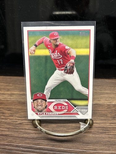 Cheap Sneaks Footwear/Sports Cards Baseball Card Kyle Farmer 2023 Topps Series One Cincinnati Reds Baseball Card #33
