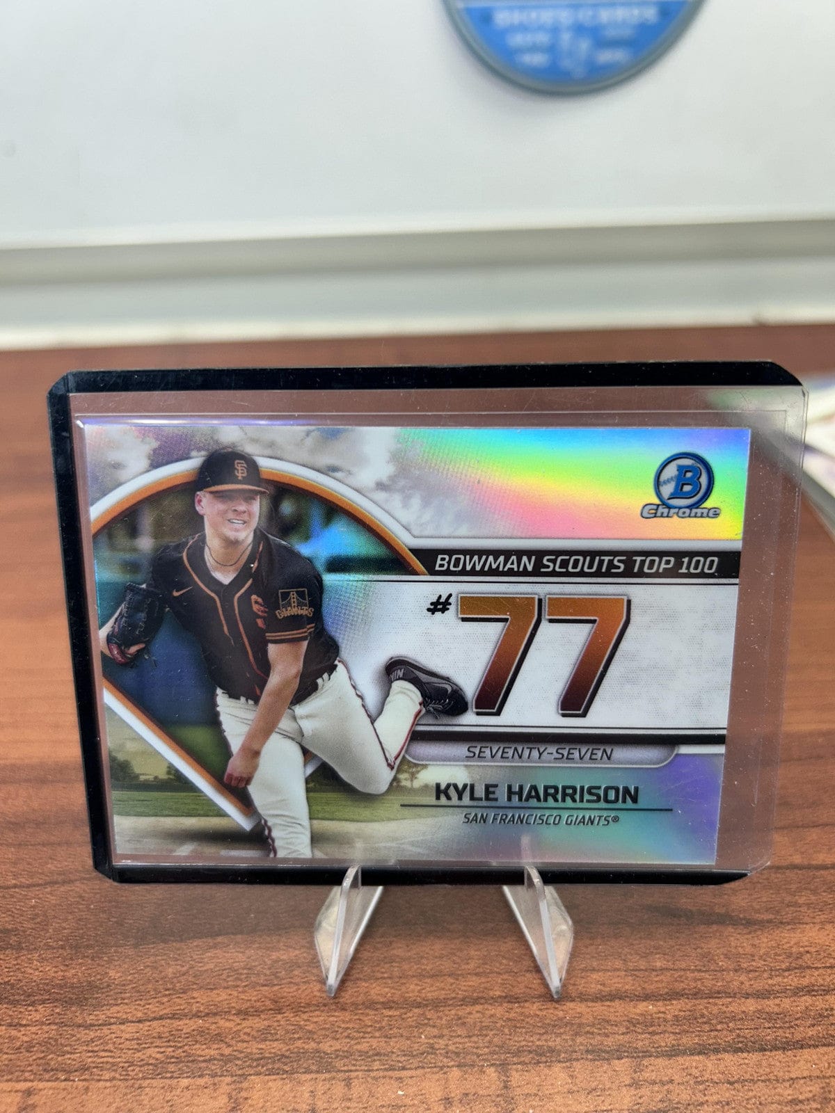 Cheap Sneaks Footwear/Sports Cards Baseball Card Kyle Harrison 2023 Bowman Bowman Scouts Top 100 #BTP-77 San Francisco