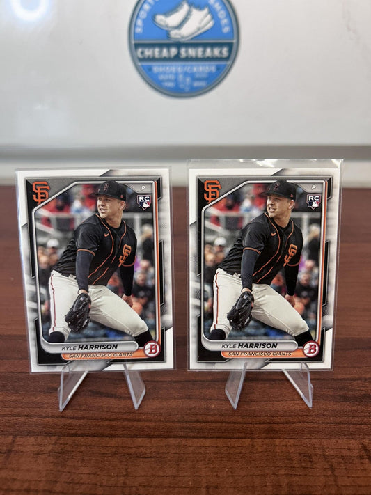 Cheap Sneaks Footwear/Sports Cards Baseball Card Kyle Harrison RC 2024 Bowman #11 San Francisco Giants