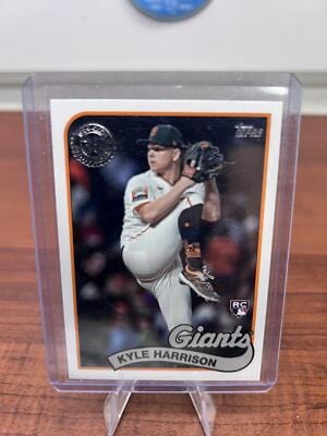 Cheap Sneaks Footwear/Sports Cards Baseball Card Kyle Harrison RC 2024 Topps #89B-95 1989 Topps Baseball 35th Anniversa
