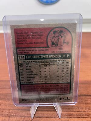 Cheap Sneaks Footwear/Sports Cards Baseball Card Kyle Harrison RC 2024 Topps Heritage Rookie Card #324 San Francisco Gi