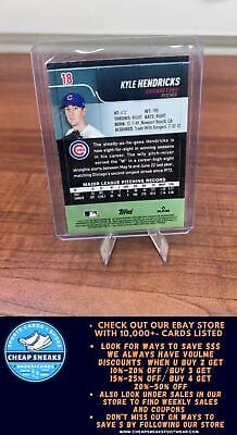 Cheap Sneaks Footwear/Sports Cards Baseball Card Kyle Hendricks 2022 Stadium Club #18 Chicago Cubs