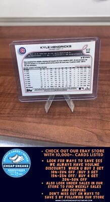 Cheap Sneaks Footwear/Sports Cards Baseball Card Kyle Hendricks 2022 Topps Chrome #117 Chicago Cubs