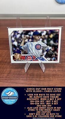 Cheap Sneaks Footwear/Sports Cards Baseball Card Kyle Hendricks 2023 Topps Rainbow Foil #137 Chicago Cubs