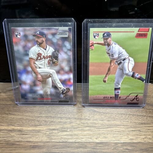 Cheap Sneaks Footwear/Sports Cards Baseball Card Kyle Muller/Spencer Strider Lot(2) 2022 Topps Stadium Club Atlanta Bra