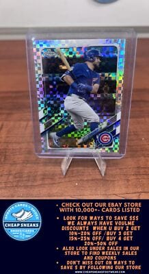 Cheap Sneaks Footwear/Sports Cards Baseball Card Kyle Schwarber 2021 Topps Chrome X-Fractor #203 Chicago Cubs