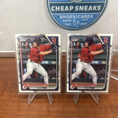 Cheap Sneaks Footwear/Sports Cards Baseball Card Kyle Teel 2024 Bowman Prospects #BP-48 Boston Red Sox 1st Bowman Prosp