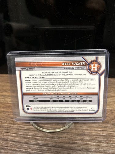 Cheap Sneaks Footwear/Sports Cards Baseball Card Kyle Tucker 2022 Bowman Chrome Houston Astros Baseball Card #40