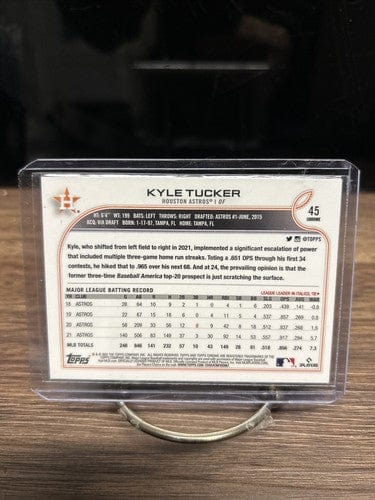 Cheap Sneaks Footwear/Sports Cards Baseball Card Kyle Tucker 2022 Topps Chrome Houston Astros Baseball Card #45