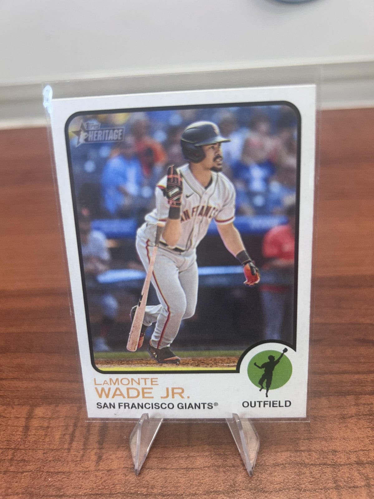 Cheap Sneaks Footwear/Sports Cards Baseball Card LaMonte Wade Jr. 2022 Topps Heritage #576 San Francisco Giants