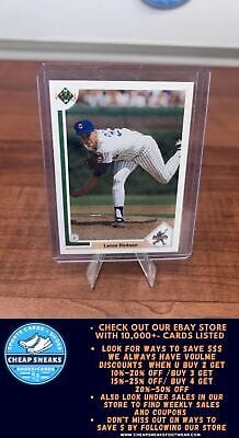 Cheap Sneaks Footwear/Sports Cards Baseball Card Lance Dickson RC 1991 Upper Deck #9 Chicago Cubs