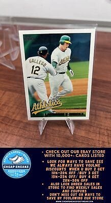 Cheap Sneaks Footwear/Sports Cards Baseball Card Landon Powell 2010 Topps #588 Oakland Athletics