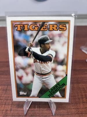 Cheap Sneaks Footwear/Sports Cards Baseball Card Larry Herndon 1988 Topps #743 Detroit Tigers