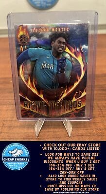 Cheap Sneaks Footwear/Sports Cards Baseball Card Lazaro Montes 2024 Bowman Rising Infernos #RI-19 Seattle Mariners