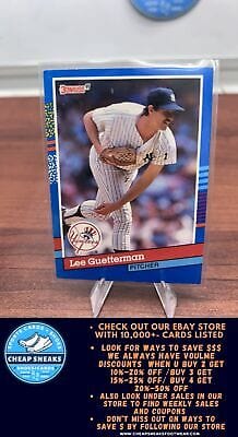 Cheap Sneaks Footwear/Sports Cards Baseball Card Lee Guetterman 1991 Donruss #124 New York Yankees