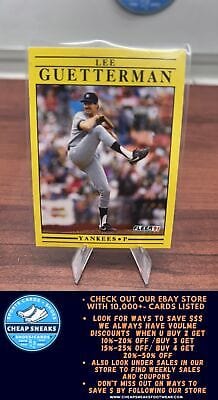 Cheap Sneaks Footwear/Sports Cards Baseball Card Lee Guetterman 1991 Fleer #664 New York Yankees