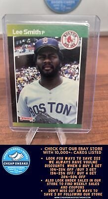 Cheap Sneaks Footwear/Sports Cards Baseball Card Lee Smith 1989 Donruss #66c Boston Red Sox