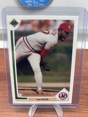 Cheap Sneaks Footwear/Sports Cards Baseball Card Lee Smith 1991 Upper Deck #348c St. Louis Cardinals