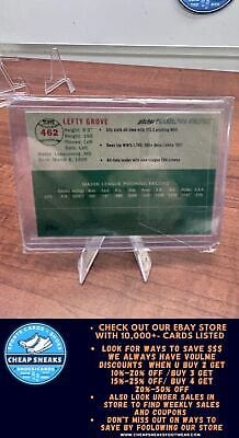 Cheap Sneaks Footwear/Sports Cards Baseball Card Lefty Grove 2023 Topps Chrome Platinum Anniversary #462 Philadelphia A
